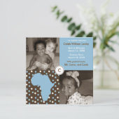 Afrika Blok: Blue Polkas Aankondiging (Staand voorkant)