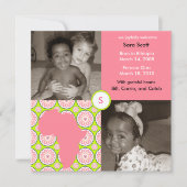 Afrika Blok: Roze Flora Aankondiging (Voorkant)