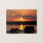 Afrika, Botswana, Chobe National Park, Herd Legpuzzel (Horizontaal)