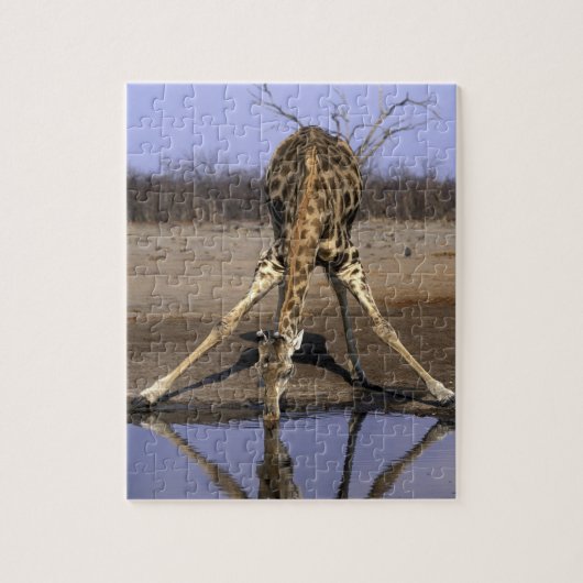 Afrika, Botswana, Nationaal park Chobe, Giraffe Legpuzzel (Verticaal)
