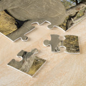 Afrika, Botswana, Okavango Delta. Afrikaanse 2 Legpuzzel (Zijkant)