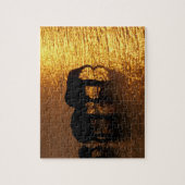 Afrika, Botswana, Okavango Delta. Afrikaanse Legpuzzel (Verticaal)