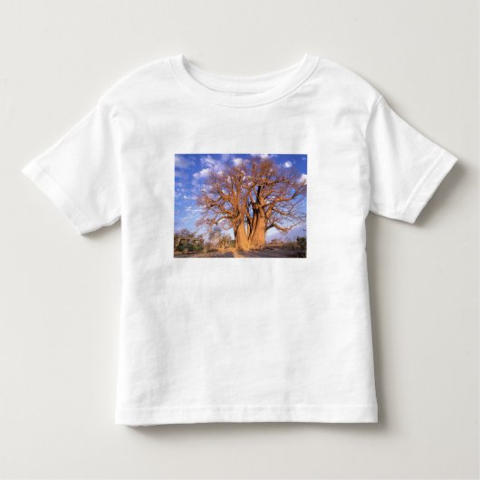 Afrika, Botswana, Okavango Delta. Baobab Kinder Shirts (Voorkant)