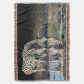 Afrika, Botswana, Okavango Delta, Davison Camp Deken (Voorkant Verticaal)