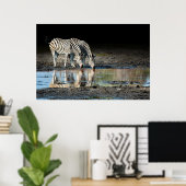 Afrika,Botswana, Okavango Delta, Davison Camp Poster (Thuiskantoor)