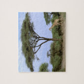 Afrika, Botswana, Okavango Delta. Zuidelijk Legpuzzel (Verticaal)