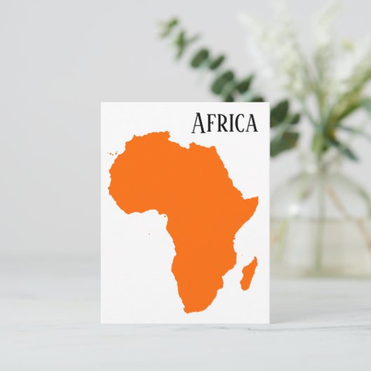 Afrika Briefkaart (Staand voorkant)
