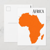 Afrika Briefkaart (Voorkant / Achterkant)