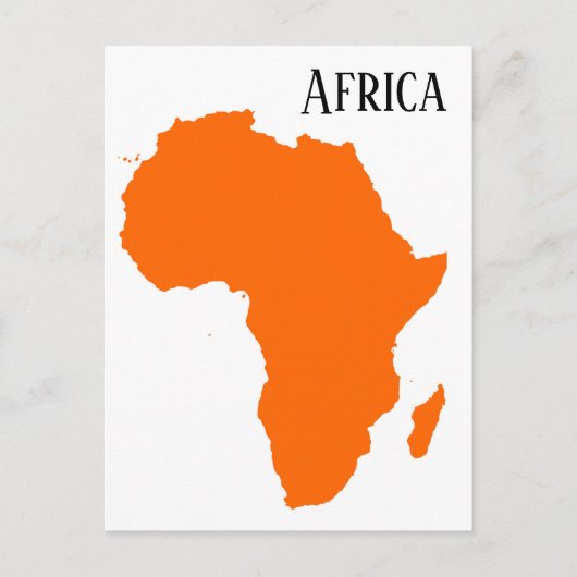 Afrika Briefkaart (Voorkant)