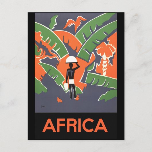 Afrika Briefkaart (Voorkant)
