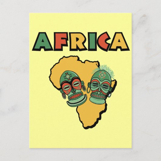 Afrika Briefkaart (Voorkant)