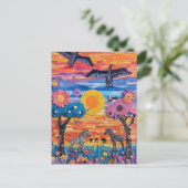 Afrika Briefkaart (Staand voorkant)