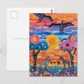 Afrika Briefkaart (Voorkant / Achterkant)