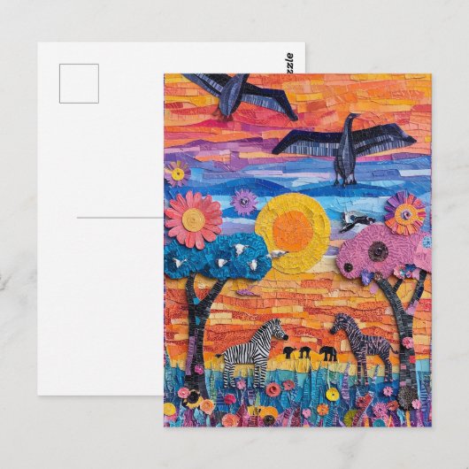Afrika Briefkaart (Voorkant / Achterkant)