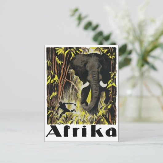 Afrika Briefkaart (Staand voorkant)