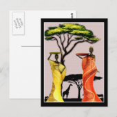 Afrika Briefkaart (Voorkant / Achterkant)