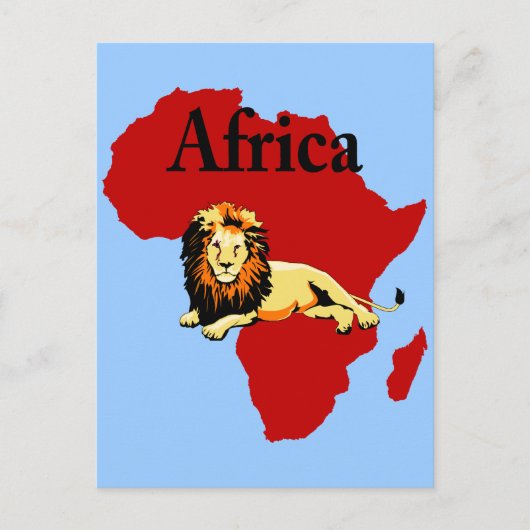 Afrika Briefkaart (Voorkant)