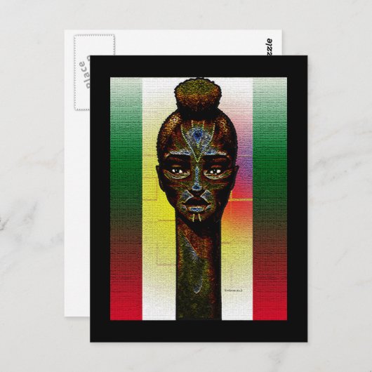 Afrika Briefkaart (Voorkant / Achterkant)