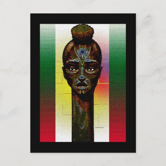 Afrika Briefkaart (Voorkant)