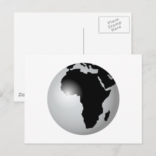 Afrika Briefkaart (Voorkant / Achterkant)