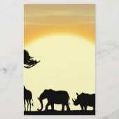 Afrika Briefpapier (Voorkant)