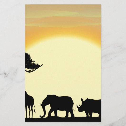 Afrika Briefpapier (Voorkant)