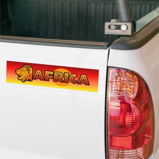 Afrika Bumpersticker (Op Truck)