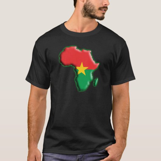 AFRIKA: BURKINA FASO T-SHIRT (Voorkant)