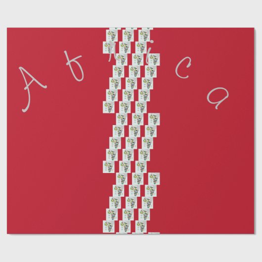 Afrika Cadeaupapier (Vlak)