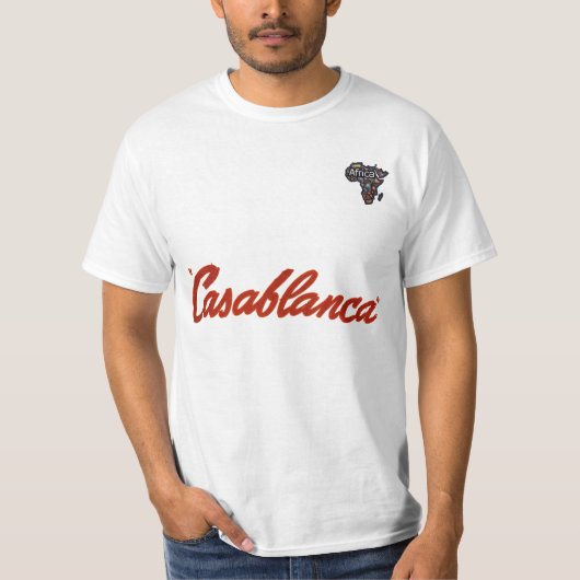 Afrika Casablanca T-shirt (Voorkant)