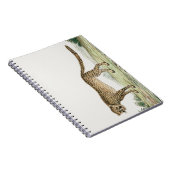 Afrika Cheetah Illustratie Notitieboek (Rechterzijde)