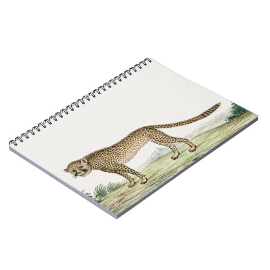 Afrika Cheetah Illustratie Notitieboek (Linkerzijde)