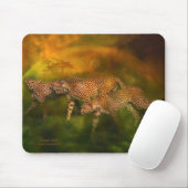 Afrika - Cheetah World Art Mousepad Muismat (Met muis)