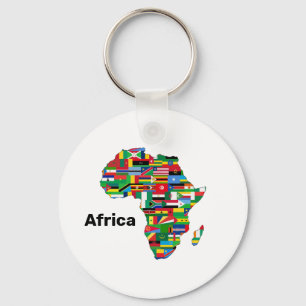 Afrika - Continent Sleutelhanger
