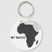Afrika-continent Sleutelhanger (Voorkant)