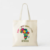 Afrika continent tote bag (Achterkant)