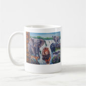 AFRIKA De Grote Vijf Koffiemok (Links)