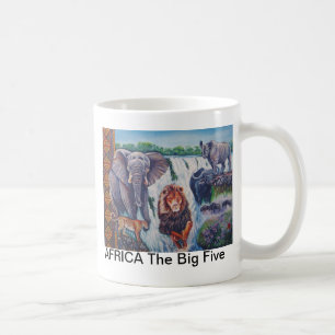 AFRIKA De Grote Vijf Koffiemok