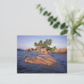 Afrika, de Indische Oceaan, de Seychellen, Praslin Briefkaart (Staand voorkant)