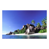 Afrika, de Seychellen, La Digue Island. Graniet 3 Foto Afdruk (Voorkant)