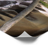 Afrika, de Seychellen, La Digue Island. Graniet Poster (Hoek)