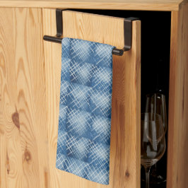 Afrika Denim Indigo Mudcloth Patroon 1 Theedoek