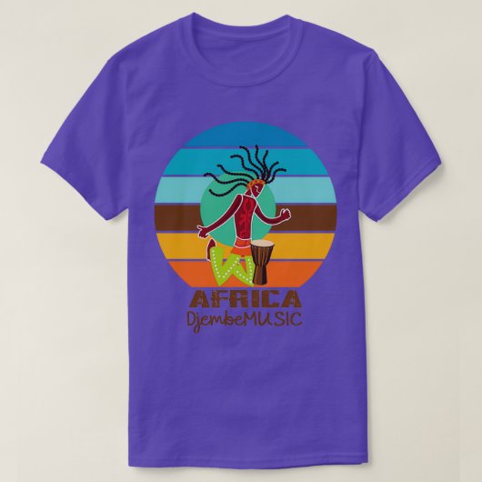  AFRIKA DJEMBE MUSIC T-SHIRT (Design voorkant)