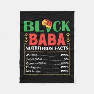 Afrika door Black Nutrition Feit Melanine Bewustzi Fleece Deken