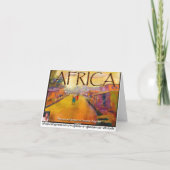 AFRIKA DOOR MOJISOLA GBADAMOSI OKUBULE BEDANKKAART (Achterkant)