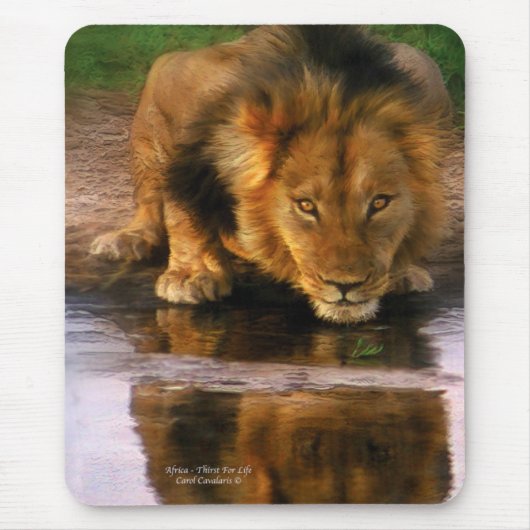 Afrika - Dorst for Life Mousepad Muismat (Voorkant)