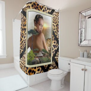 Afrika Douchegordijn