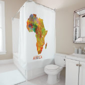Afrika Douchegordijn (In situ)