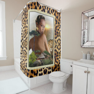 Afrika Douchegordijn