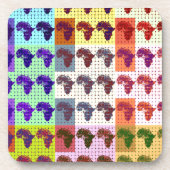 Afrika Drankjes Onderzetter (Voorkant)